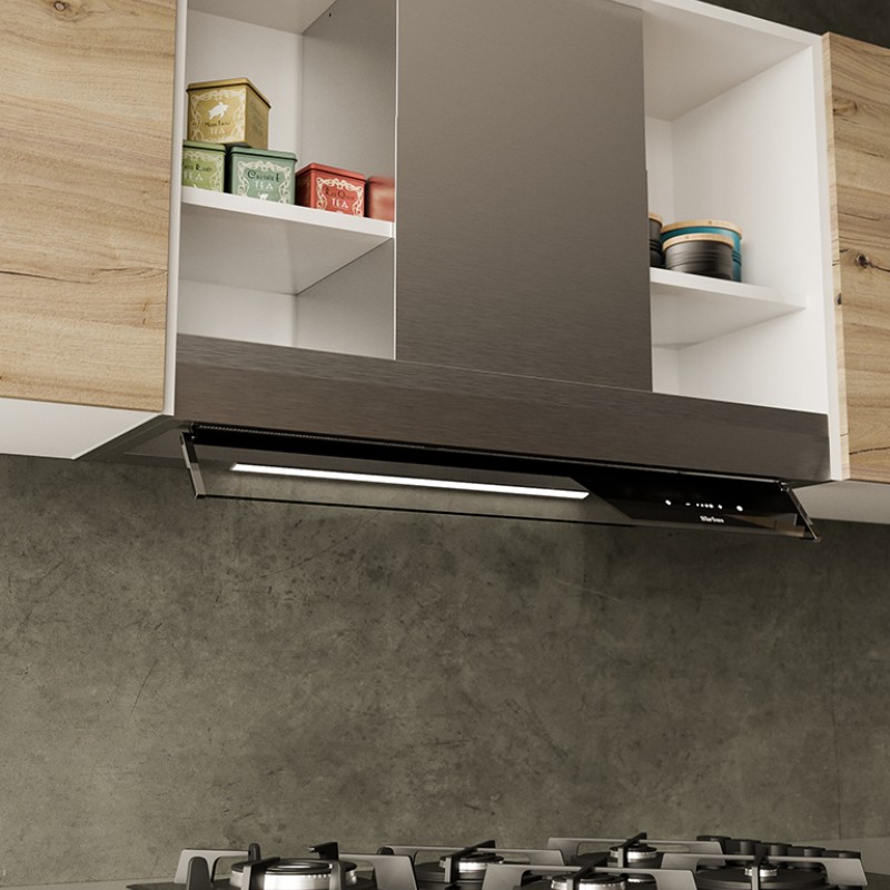 undermount rangehood with touch control